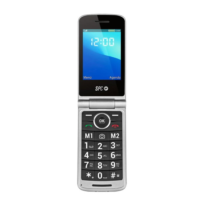 SPC Prince 4G Teléfono Móvil para Personas Mayores, Negro, Teclado Grande, Botón SOS, 4G, Radio FM